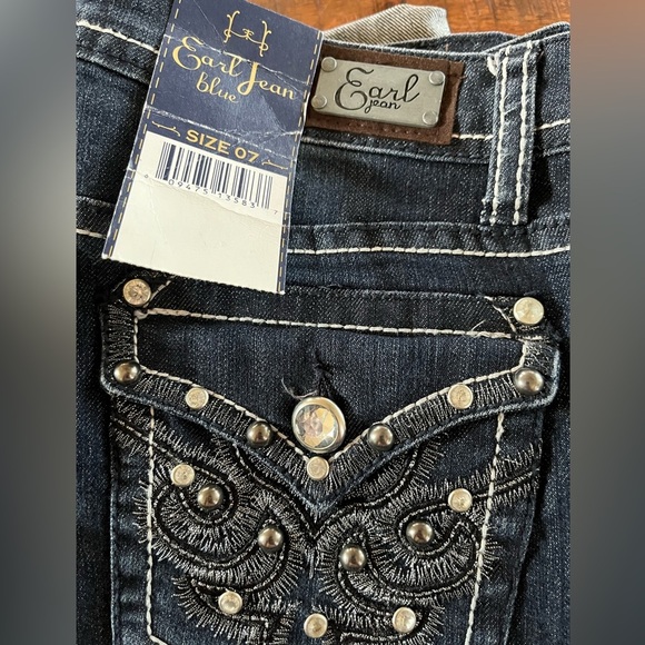 Earl Jeans Blue Ankle Cropped Jeans - Picture 5 of 5